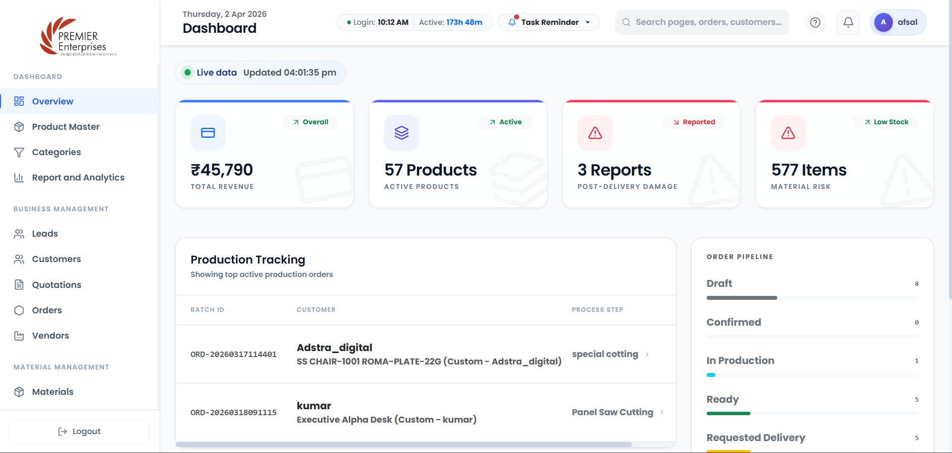 Premier CRM preview